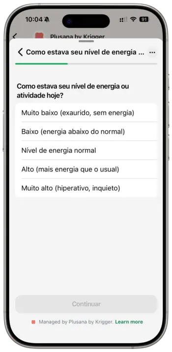 Task answers view